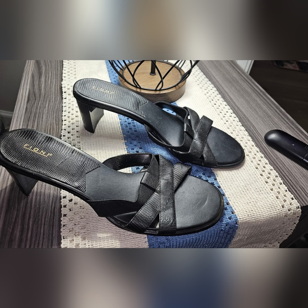 Fioni Womens 11 Black Heels